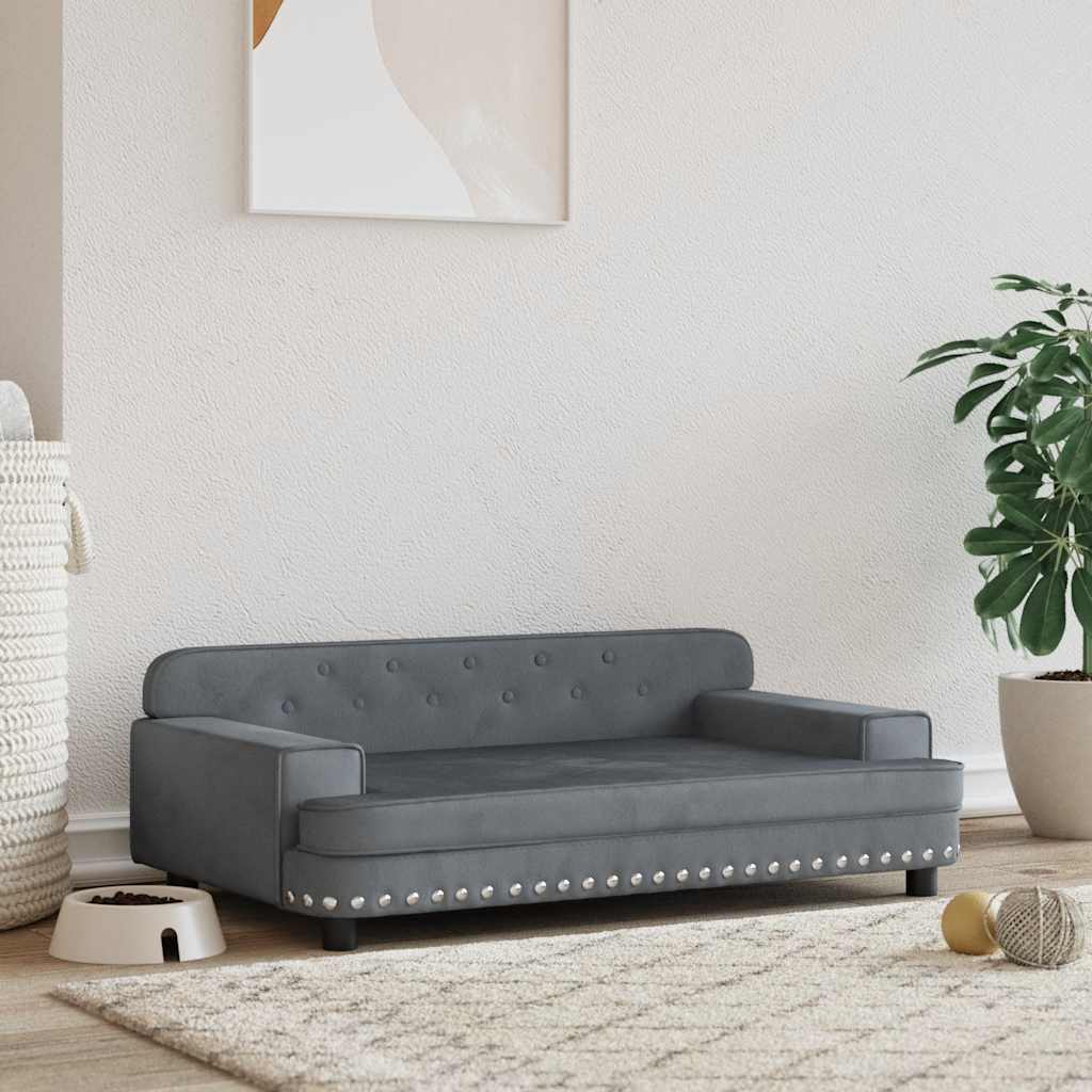 The Boujee Dog: Velvet Luxury Dog Bed (90x Velvet)