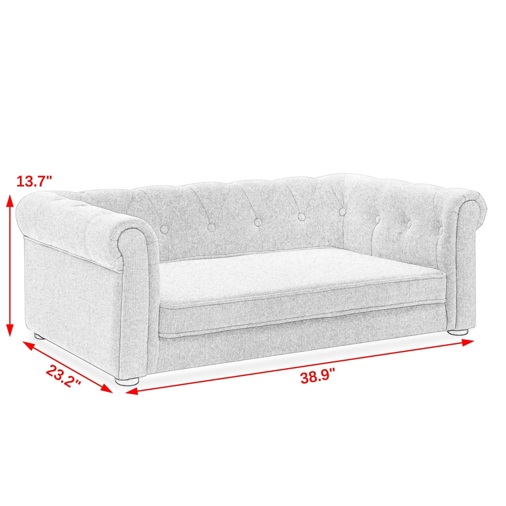 The Boujee Dog: Elegant Rectangle Luxury Pet Bed