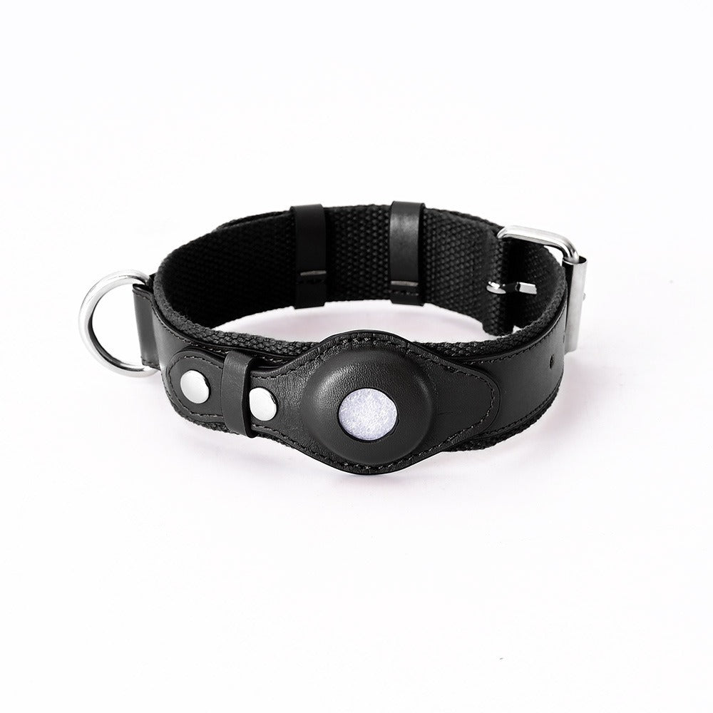 A Pple Tracker Airtag Pet Collar Adjustable Dog Leash Collar Medium Large Dog Accessories Puppy Pet Supplies