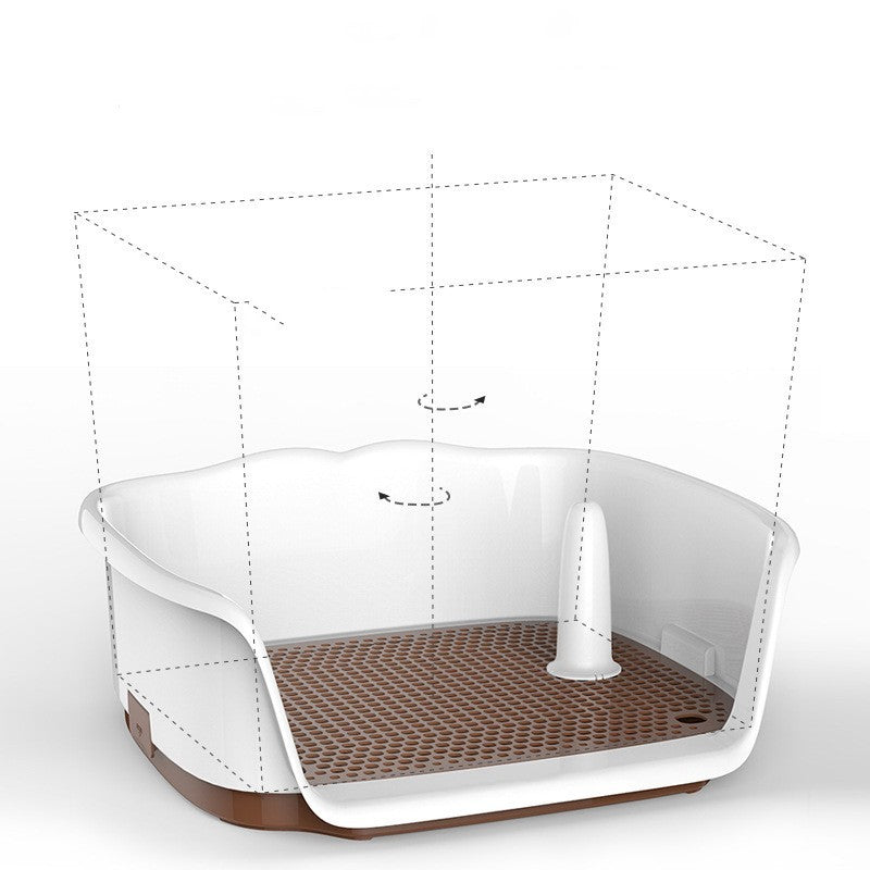 The Boujee Dog: Luxury Pet Toilet Bedpan for Small Dogs